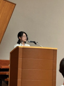 田口医師による演題口演１